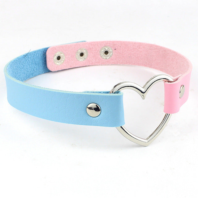 Big Heart Choker Necklace