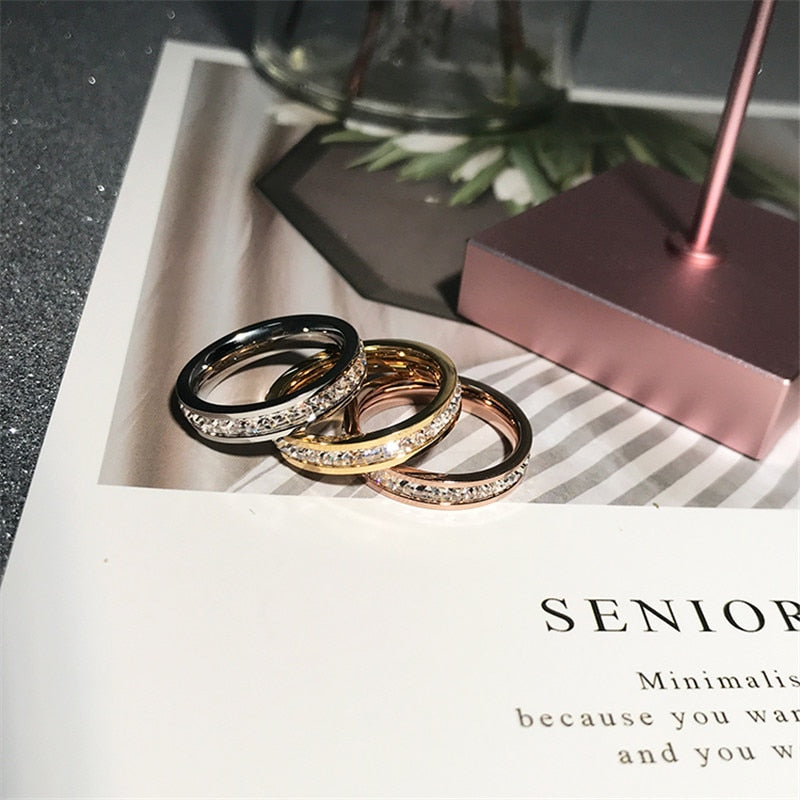 Gold Color Woman Gift Ring
