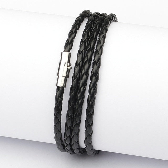 Personalized Color Nylon Magnet Clasp Dating Men's and Women's ID Bracelets Banquet Daily Bracelet - Shopeasywear