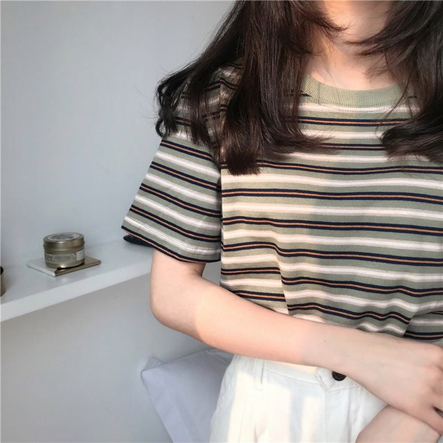 Fashion Crop Top T-shirt for Women