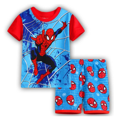 2 Stukke Cartoon Kids Pajamas Set