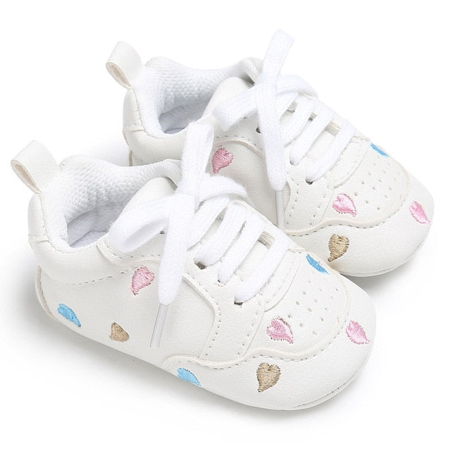 Newborn Print Heart Star Baby Sneaker - Jeglowstore