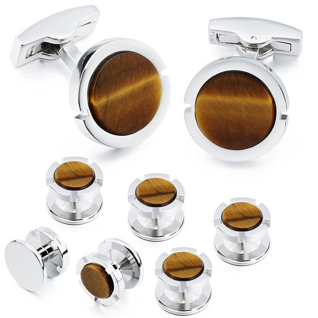 8 PCs Set Studs Set For Men's - Shopeasywear