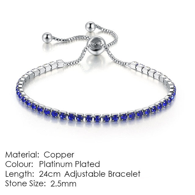 ZHOUYANG Bracelet For Women Luxury Style 4 Color 4 Claws Mosaic Cubic Zirconia Silver Color Fashion Jewelry Gift H095 - Shopeasywear