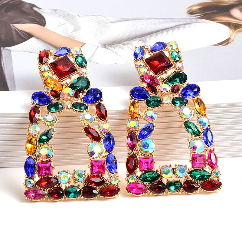 Hollowed-out Hanging Colorful Crystals - Shopeasywear