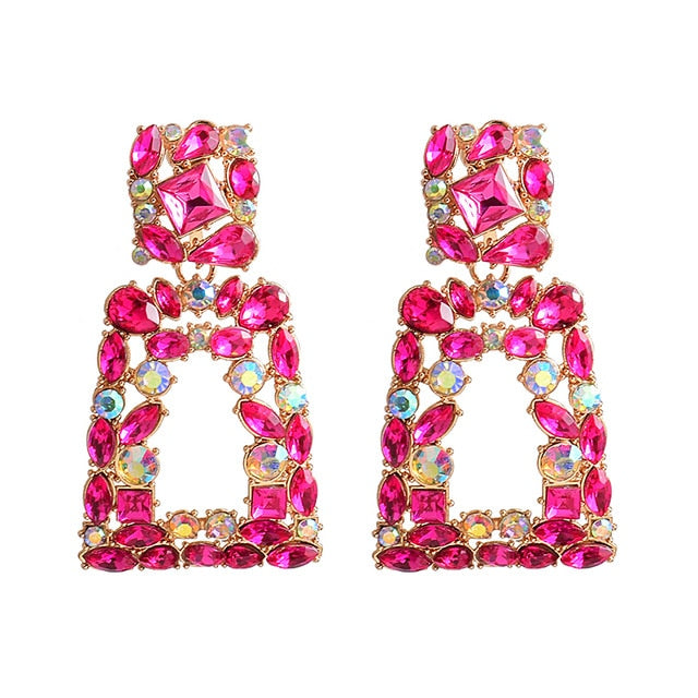 Hollowed-out Hanging Colorful Crystals - Shopeasywear
