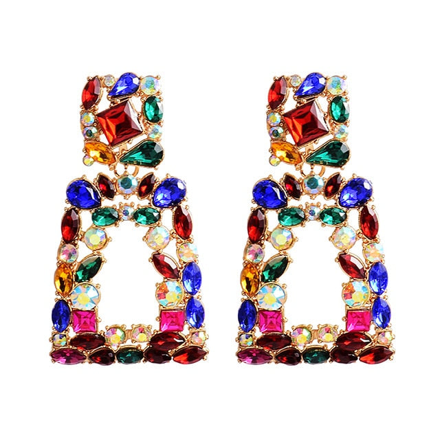 Hollowed-out Hanging Colorful Crystals - Shopeasywear