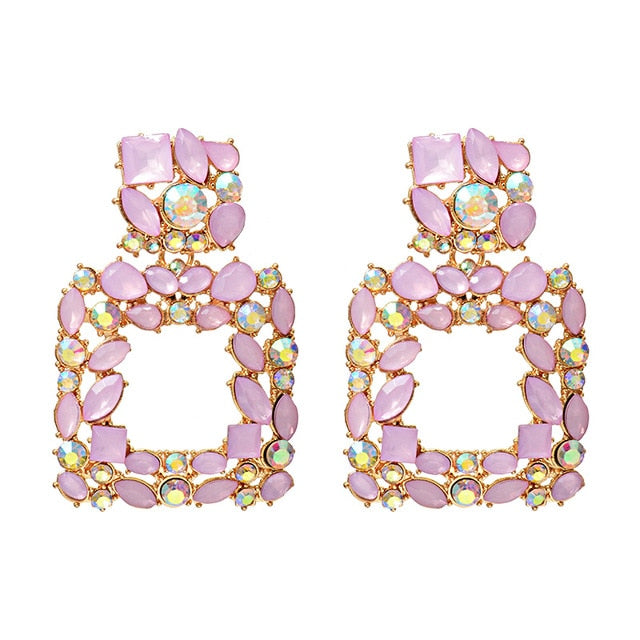 Hollowed-out Hanging Colorful Crystals - Shopeasywear