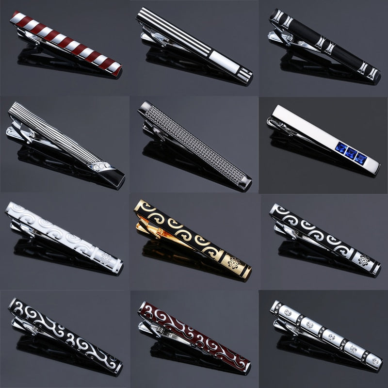 High-Quality Enamel Men's Tie Clip - Shopeasywear