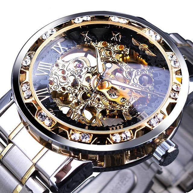 Flying Series Golden Mens Watch - Shopeasywear