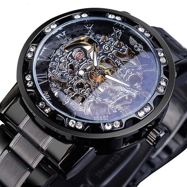 Flying Series Golden Mens Watch - Shopeasywear