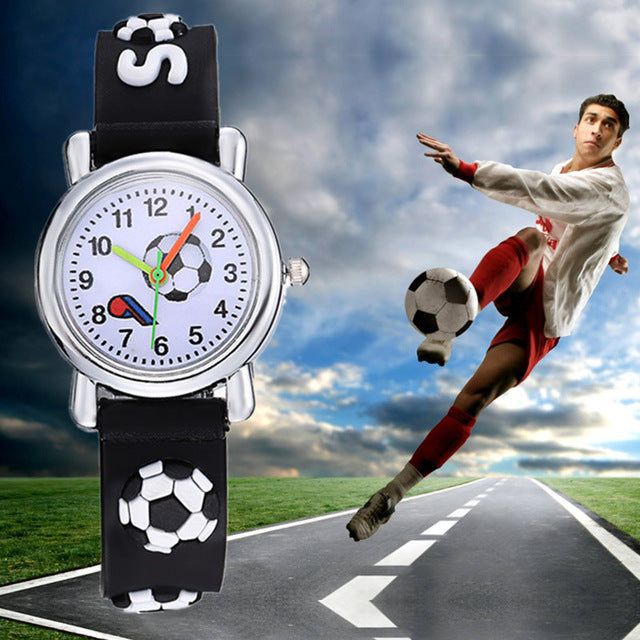 Football Silicone Kids Watch - Shopeasywear