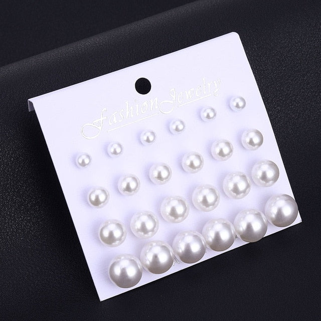 Trend Simulation Pearl Long Earrings - Shopeasywear