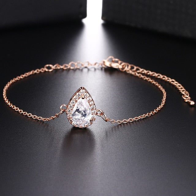 Water Drop Wedding Jewelry Sets