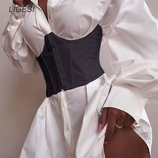 Super Wide Belt Elastic Corset Belt