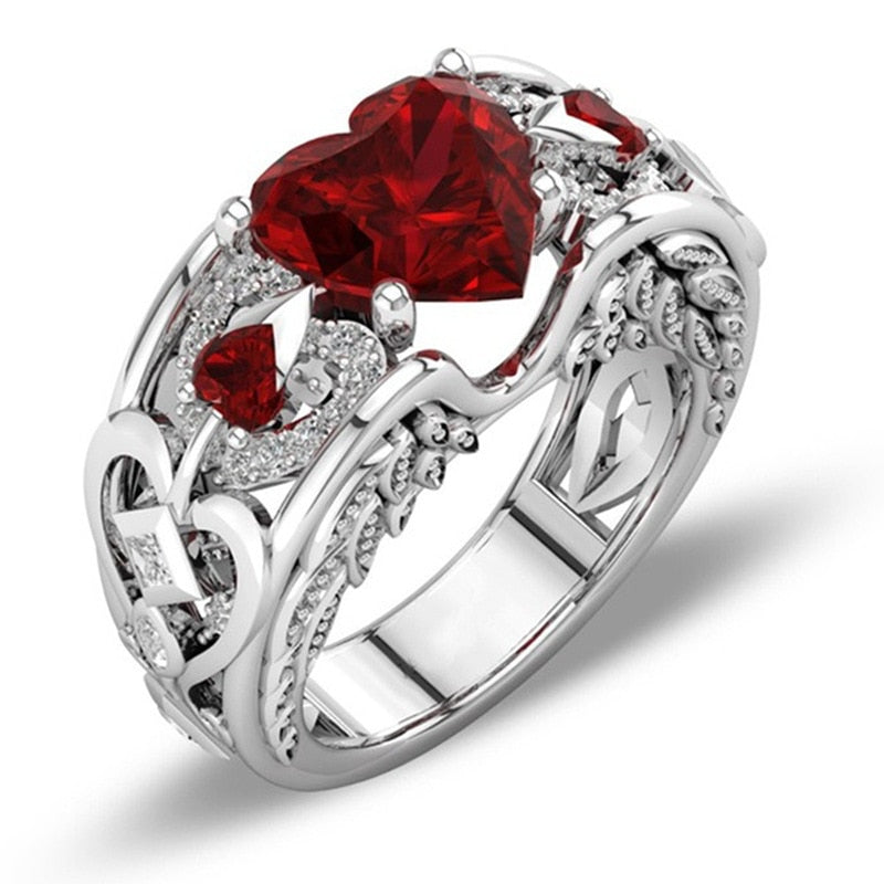 925 Sterling Silver Princess  Rings - Shopeasywear