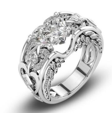 925 Sterling Silver Princess  Rings - Shopeasywear