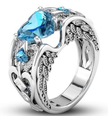 925 Sterling Silver Princess  Rings - Shopeasywear