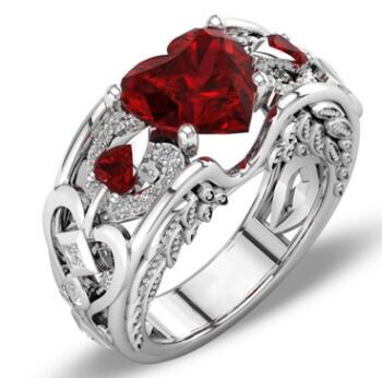 925 Sterling Silver Princess  Rings - Shopeasywear