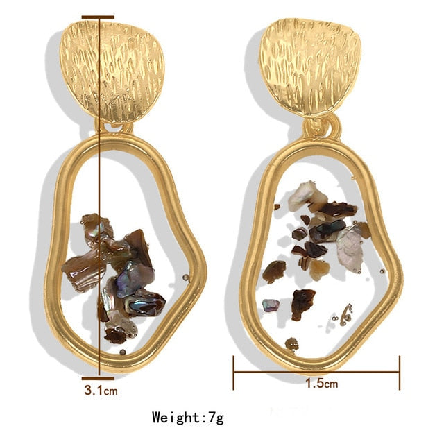 Acrylic Acetate Drop Earrings - Shopeasywear