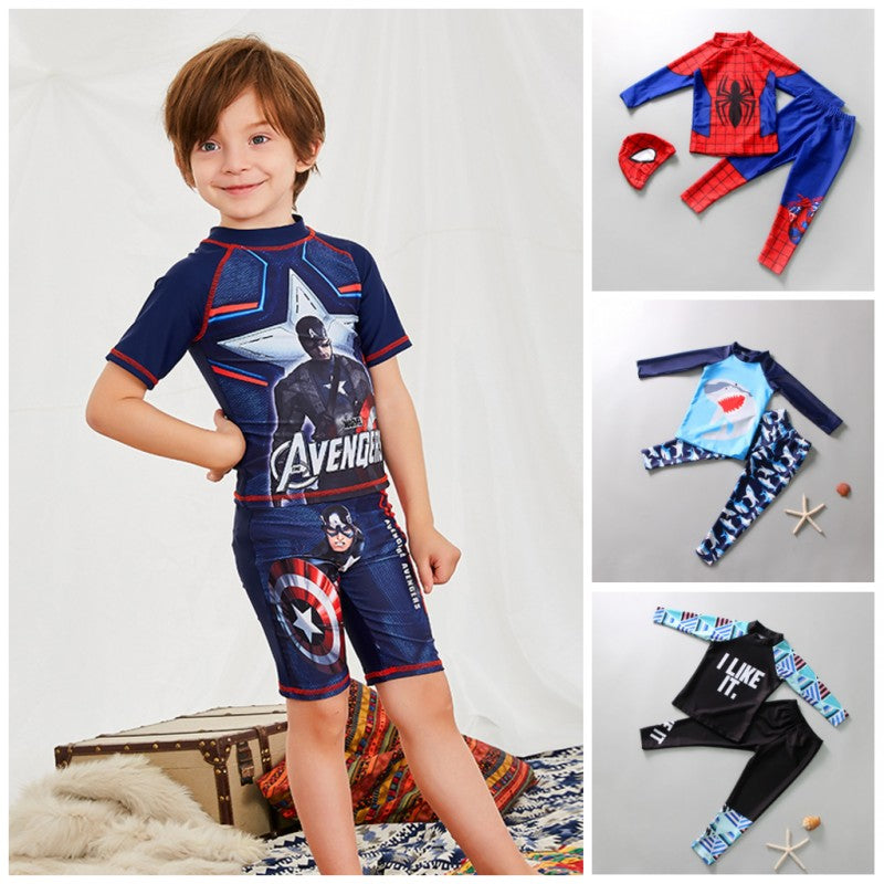 Two Piece Boy Swimwear