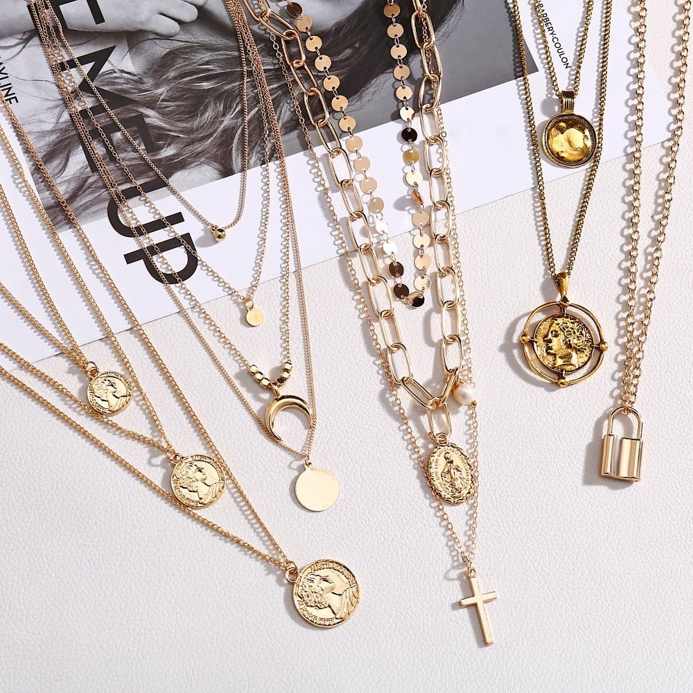 Shell Rose Pendant Necklace - Shopeasywear