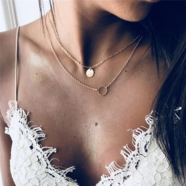 Shell Rose Pendant Necklace - Shopeasywear