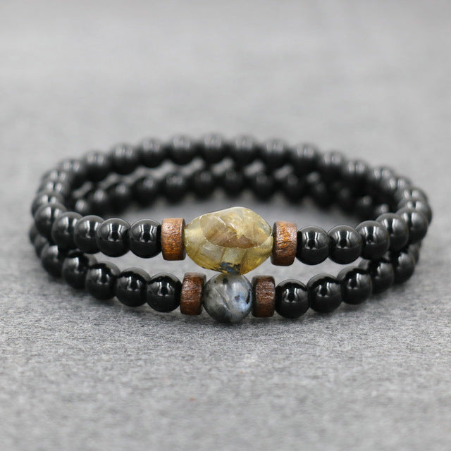 2pcs/ set Men Bracelets - Shopeasywear