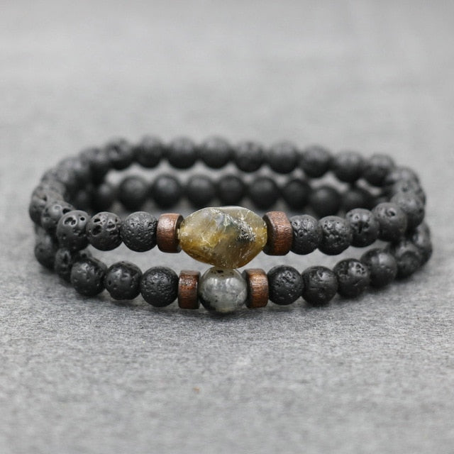2pcs/ set Men Bracelets - Shopeasywear
