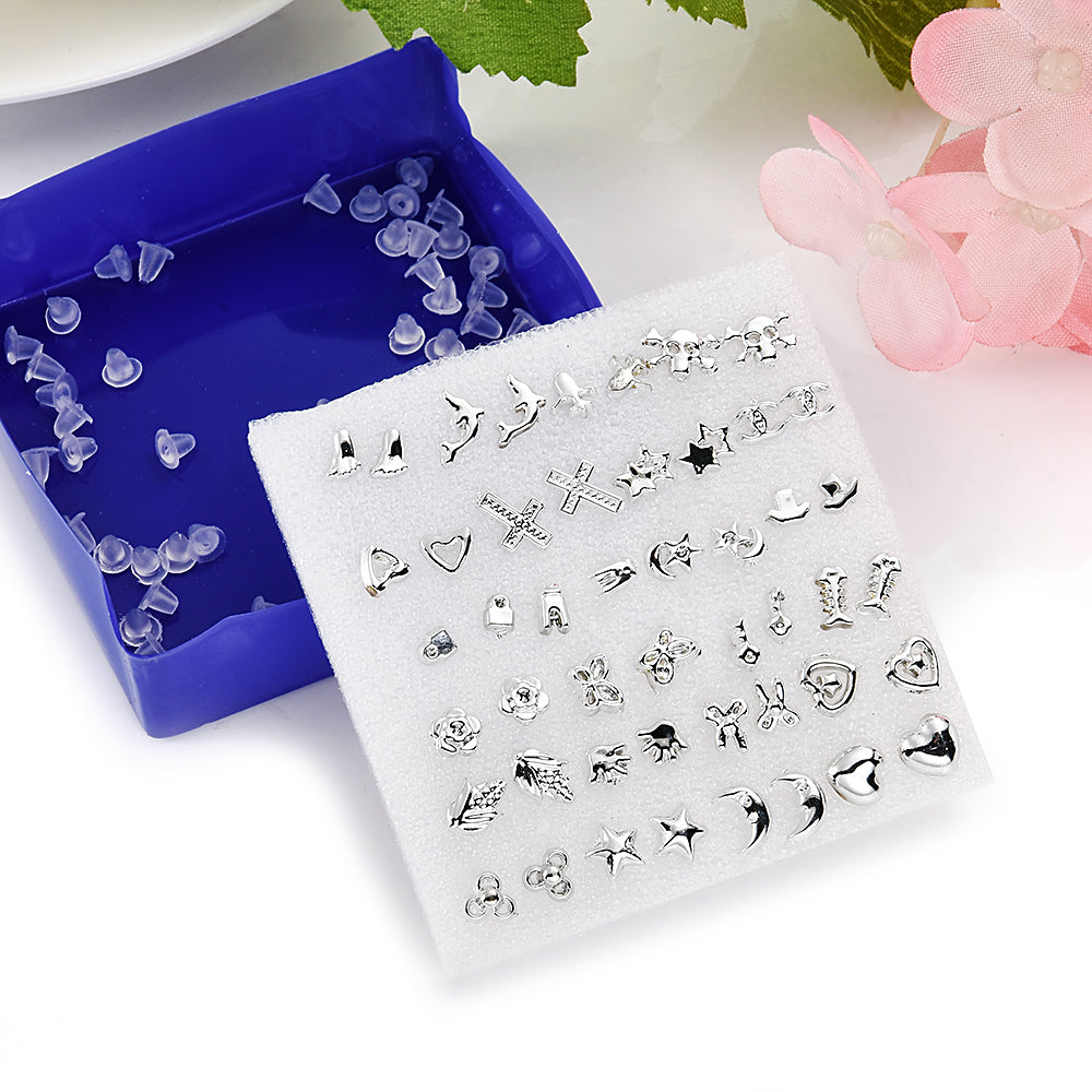Unisex Mix Styles Stud Earrings