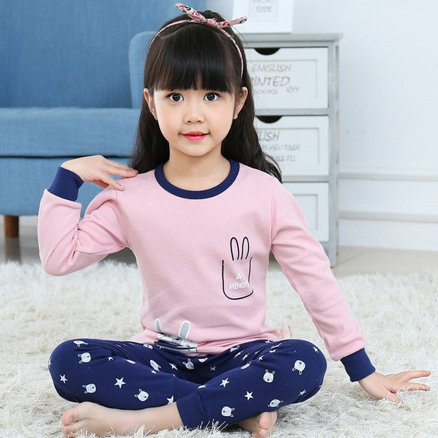 New Winter Cotton Kids Pajamas