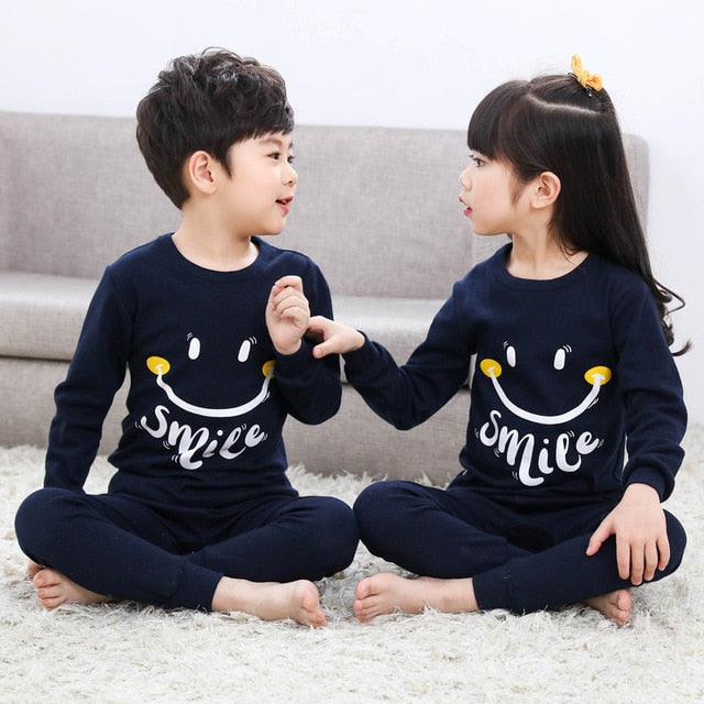 New Winter Cotton Kids Pajamas