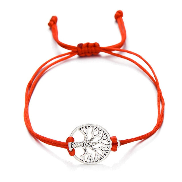 Silver Color Life Tree Charm Bracelets - Shopeasywear