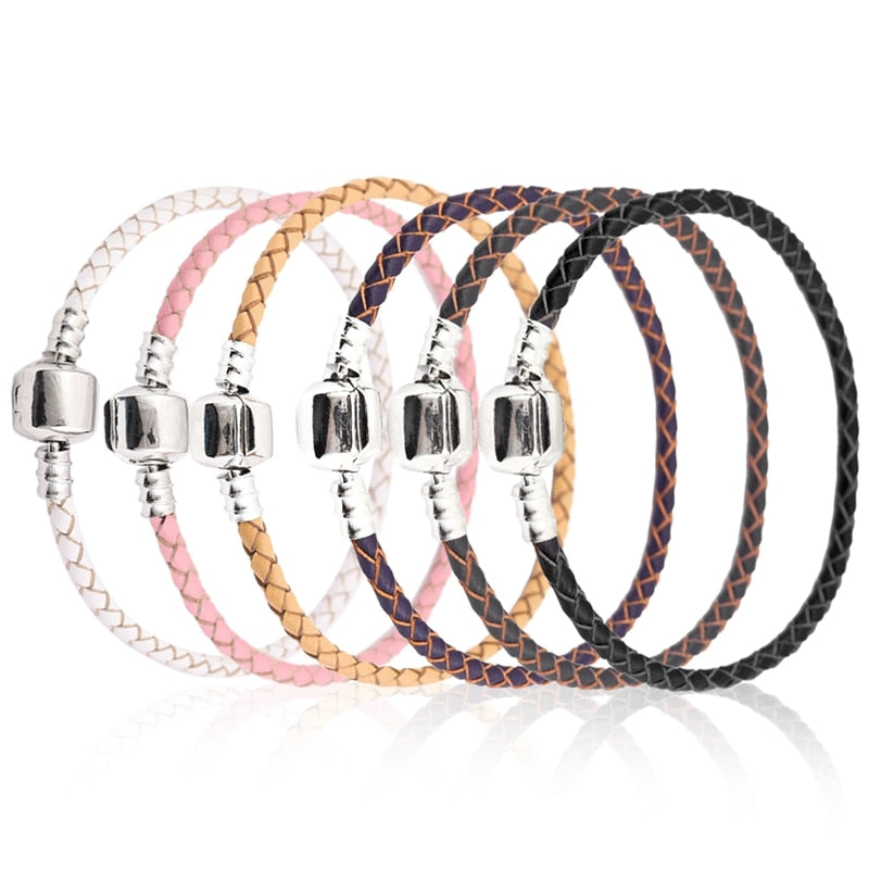 Leather Charm Bracelet For Women - Shopeasywear