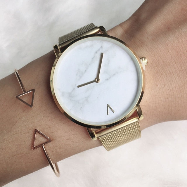 Marble Quartz Casual Ladies Watches - Shopeasywear