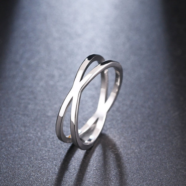 CACANA Bohemian Vintage Cross Gold Rings for Women Wedding Trendy Stainless Steel Chain Jewelry Large Antique Rings Anillos R451 - Shopeasywear