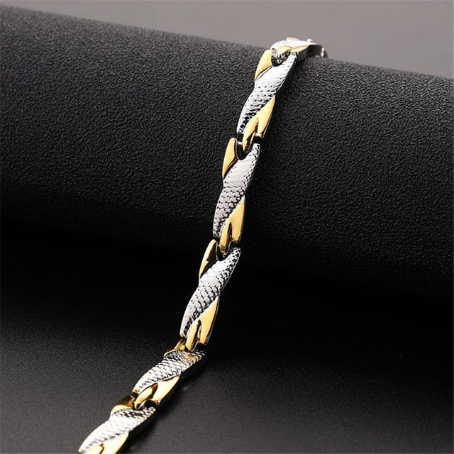 Men's Bracelets Abrray Magnetic Hematite Copper Bracelet with Hook Buckle Clasp Therapy Bangles Man Health Care Jewelry - Shopeasywear