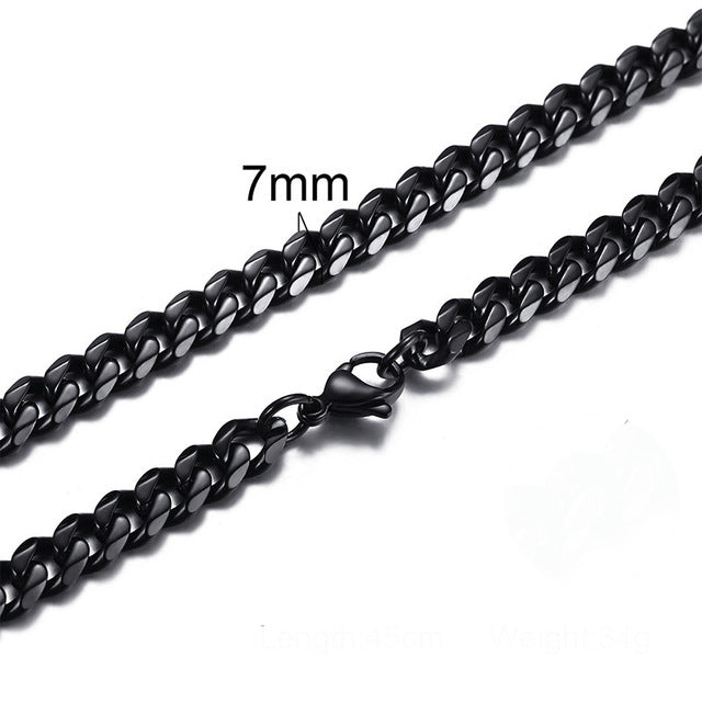 STEEL NECKLACE FOR MEN JEWELRY - Shopeasywear