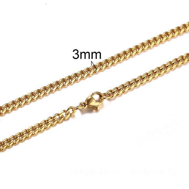 STEEL NECKLACE FOR MEN JEWELRY - Shopeasywear