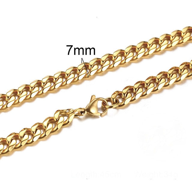 STEEL NECKLACE FOR MEN JEWELRY - Shopeasywear