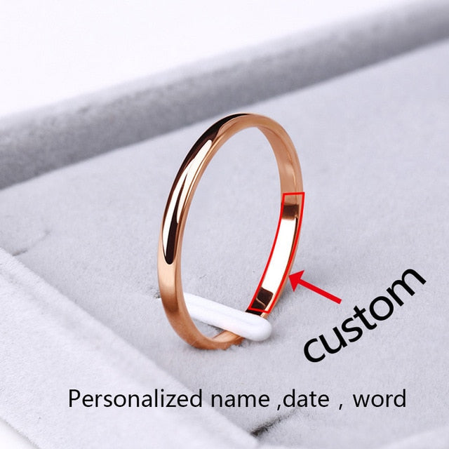 Stainless Steel Gold Rings - Shopeasywear