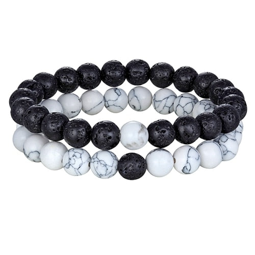 7 Style Couples Distance Bracelet - Shopeasywear