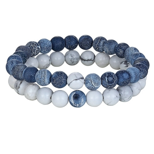 7 Style Couples Distance Bracelet - Shopeasywear