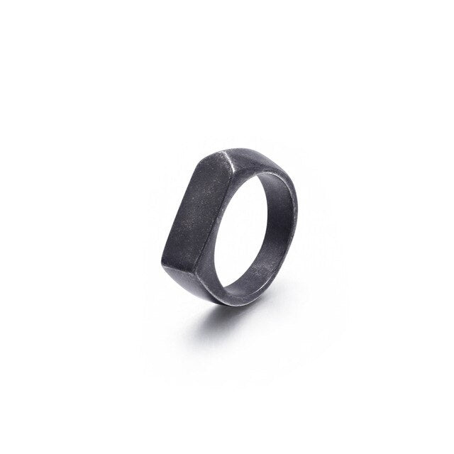 Round Stainless Steel Ring - Shopeasywear