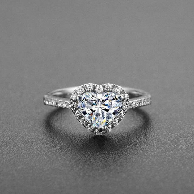 New Trendy Crystal  Engagement Rings For Women - Shopeasywear
