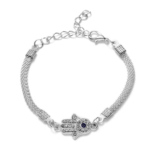 2020 High Quality Silver Bracelets With Crystals Rhinestone Infinity Bracelet Men's Women's Jewelry - Shopeasywear