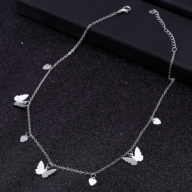 Gold Silver Color Chain Necklaces - Shopeasywear