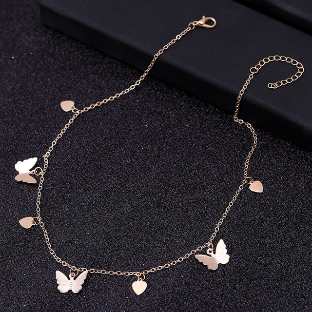Gold Silver Color Chain Necklaces - Shopeasywear