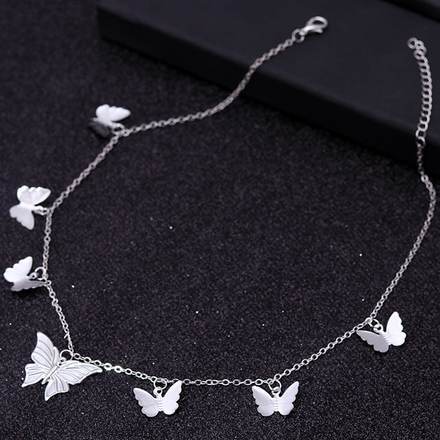 Gold Silver Color Chain Necklaces - Shopeasywear