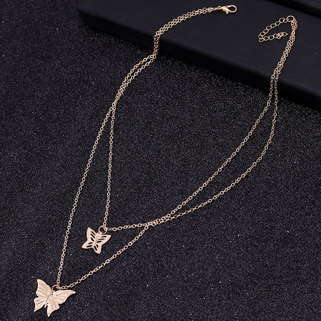 Gold Silver Color Chain Necklaces - Shopeasywear